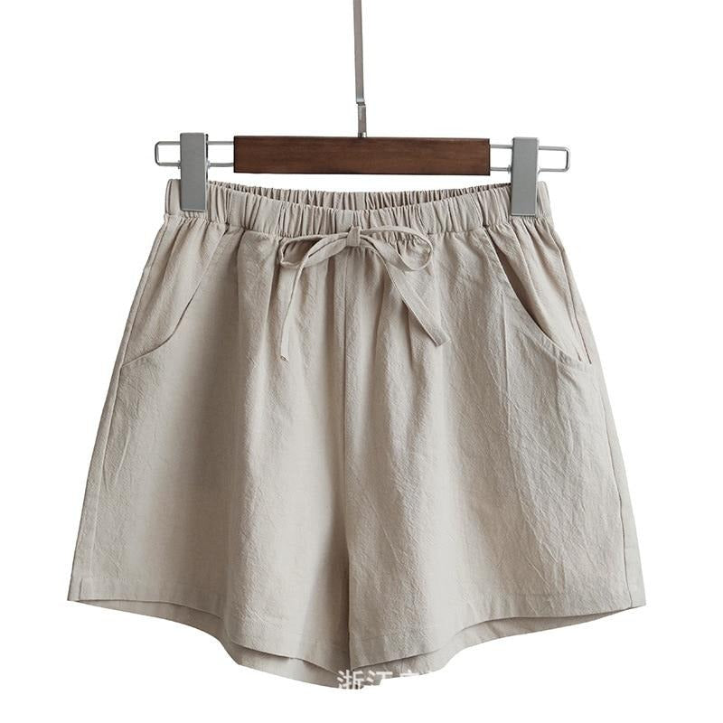 Hot Casual Cotton&Linen Shorts for Women