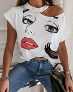 Load image into Gallery viewer, Sexy Off Shoulders Short-Sleeved T-shirt
