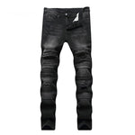 Load image into Gallery viewer, Biker Ripped Jeans - Men&#39;s Ripped Jeans
