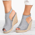 Load image into Gallery viewer, Classy Solid Color Women&#39;s Wedge
