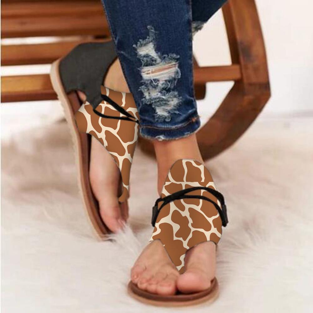 Women's Leopard Pattern Anti-slip Sandals