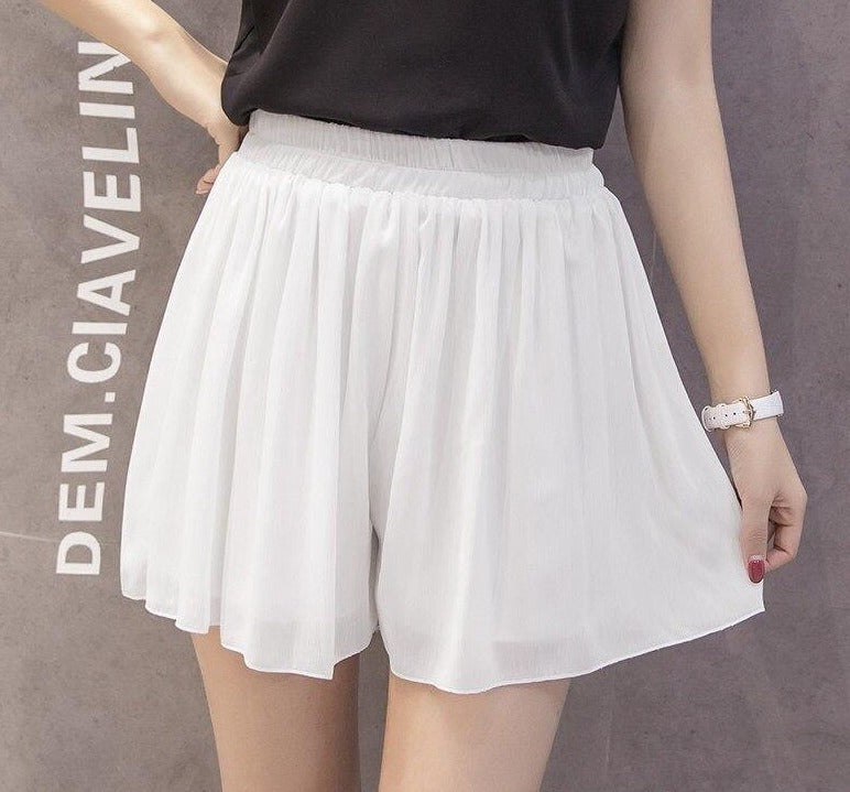 Women's Loose Chiffon Shorts