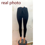 Load image into Gallery viewer, Women&#39;s High Waist Bow Tie Slim Fit Pants - Sashes Pencil Trousers
