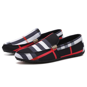 Men's Pattern Design Loafers - High Quality Trend Outdoor Shoes