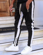 Load image into Gallery viewer, Men&#39;s Casual Joggers with Ankle Zipper
