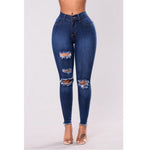 Load image into Gallery viewer, Ripped Denim Pants - Women&#39;s Shredded Jeans
