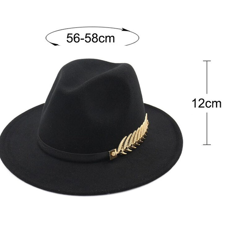 Royal Fedora - Men's Flat Brim Hat