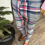 Load image into Gallery viewer, Stylish Plaid Skinny Pants - Men&#39;s Slim Fit Dress Pants
