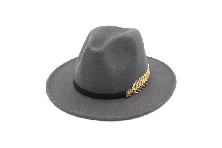 Royal Fedora - Men's Flat Brim Hat