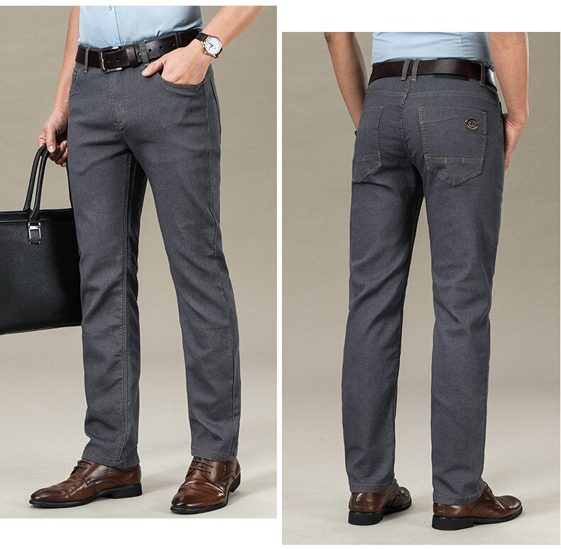 Men's Fashion Straight Slim Jeans