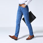 Load image into Gallery viewer, Comfort Stretch Men&#39;s Slim Fit Jeans
