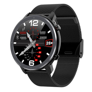 Cool Men Smart Watch Heart Rate Blood Pressure Monitor 1.3" Full Screen Touch IP68 Waterproof Smartwatch