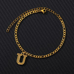 Load image into Gallery viewer, Gold Plated Initial Letter (A-Z) Anklets For Women
