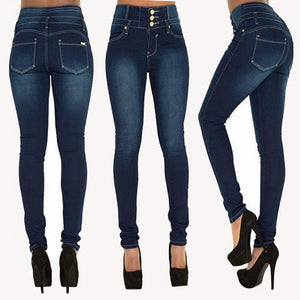 Ripped Denim Pants - Women's Shredded Jeans