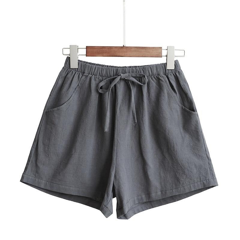 Hot Casual Cotton&Linen Shorts for Women