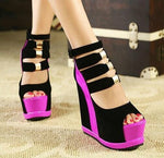 Load image into Gallery viewer, Glamorous High Heel Women&#39;s Wedges
