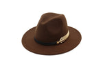 Load image into Gallery viewer, Royal Fedora - Men&#39;s Flat Brim Hat
