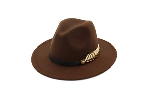 Royal Fedora - Men's Flat Brim Hat