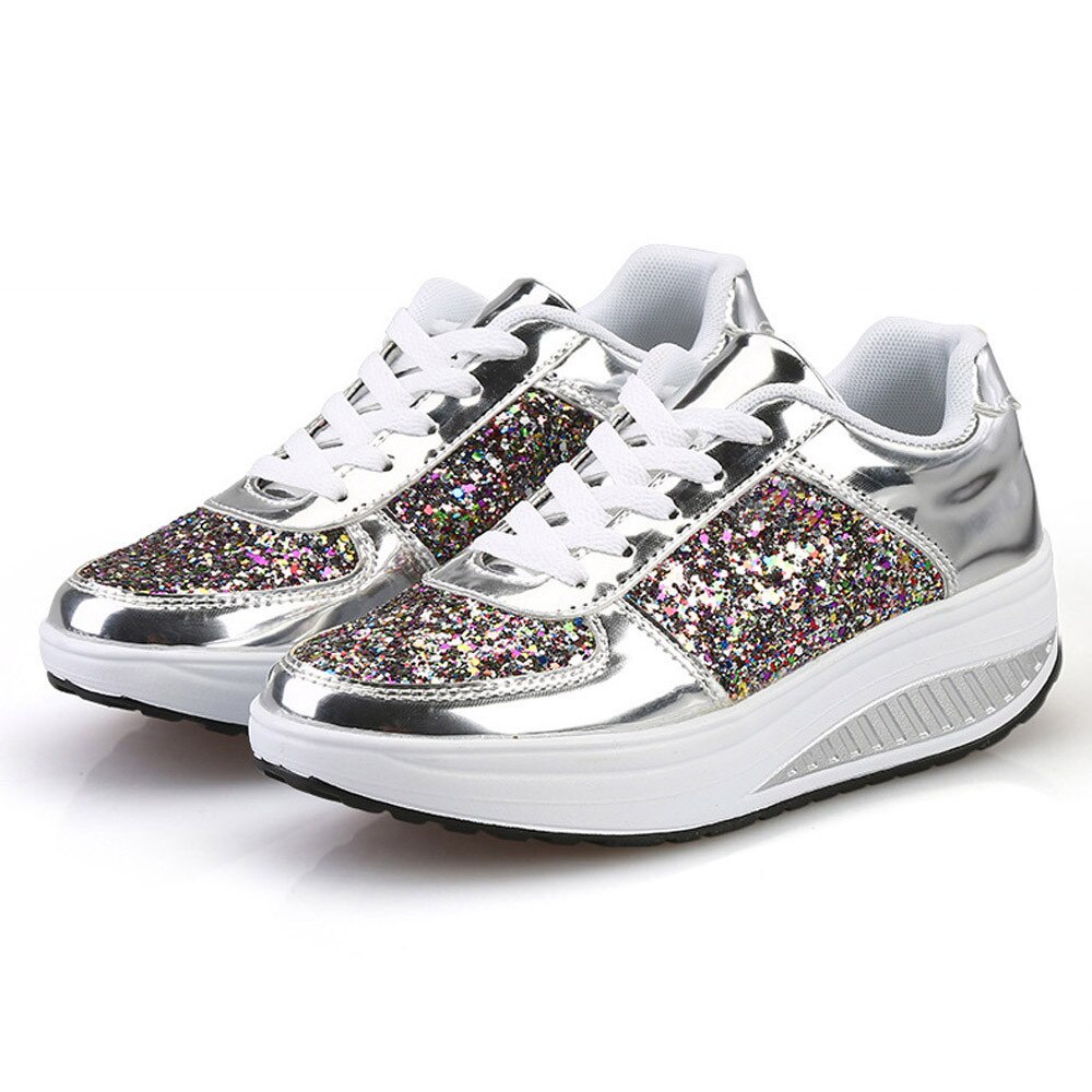 Classy Lady's Sequins Shake Sneakers/Trainers