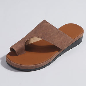 Simple & Classic Flat Sole Slip-on Sandals