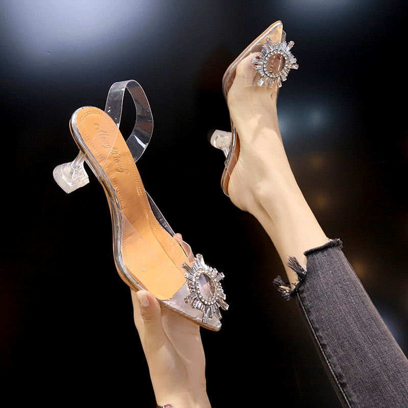 Transparent Luxury Women's Heels