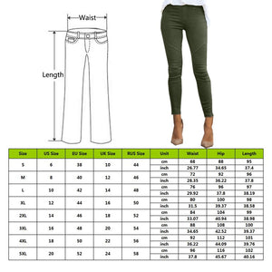 High Waist Slim Fit Pants for Women