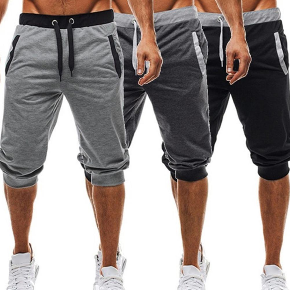 Casual Knee-Length Gym Fitness Joggers for Men