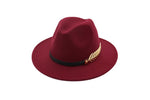 Load image into Gallery viewer, Royal Fedora - Men&#39;s Flat Brim Hat
