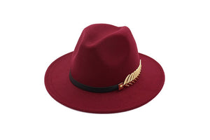 Royal Fedora - Men's Flat Brim Hat