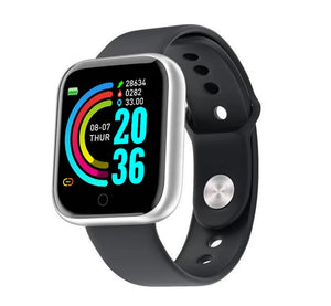 Sleek Unisex Fitband Smart Watch Compatible with IOS & Android