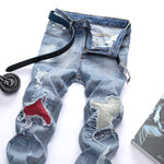 Load image into Gallery viewer, Fashionable Ripped Hip-Hop Men&#39;s Jeans
