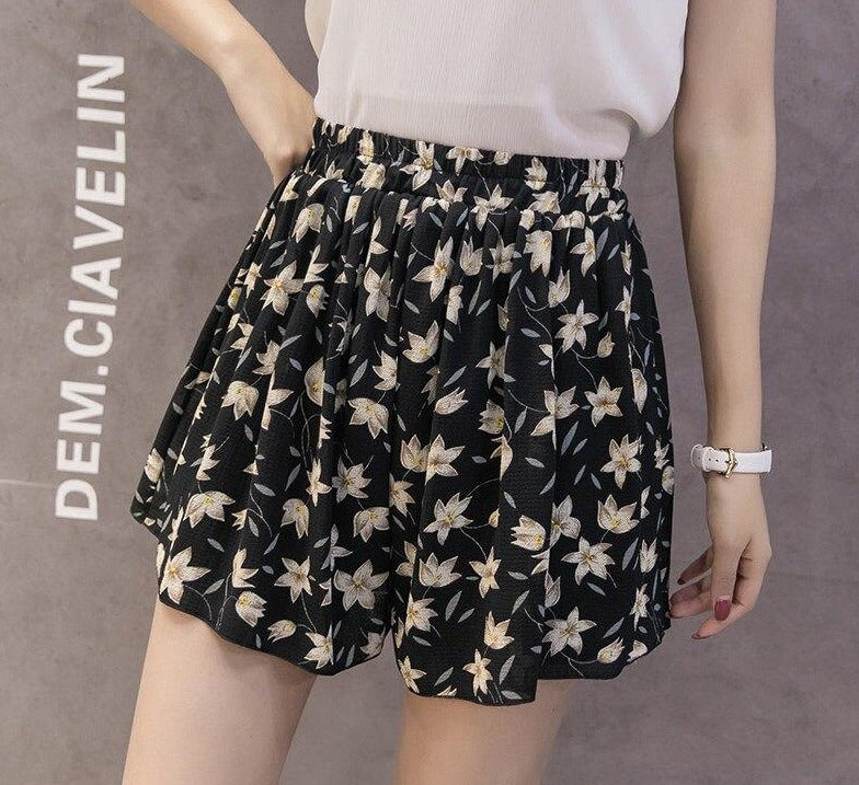 Women's Loose Chiffon Shorts