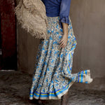 Load image into Gallery viewer, Boho Floral Print Long Skirts for Women
