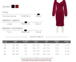 Load image into Gallery viewer, Puffed Sleeved Classy Dress - Women&#39;s Midi Dress
